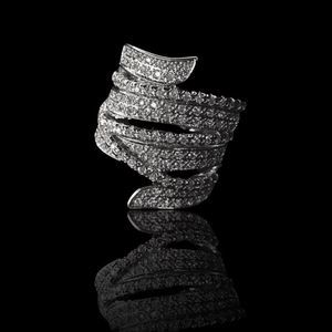 .925 Sterling Silver Multi-Layer Ring